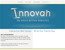Tablet Screenshot of innovah.com